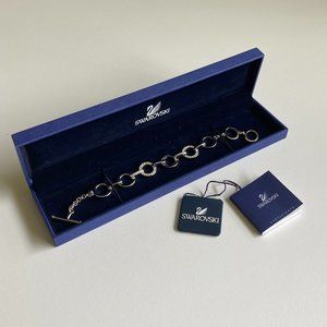 Swarovski Bracelet with Circular Links